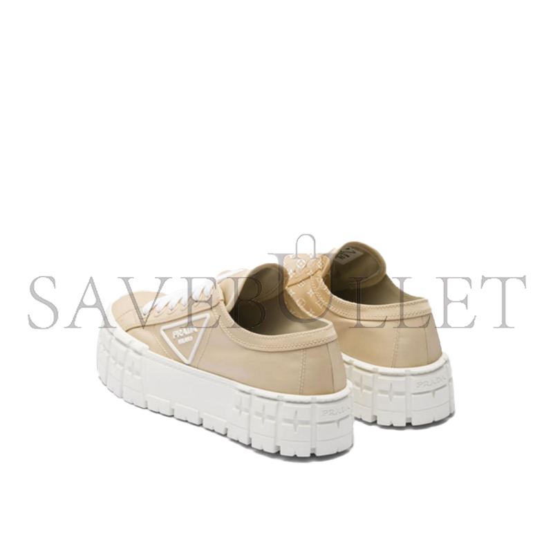 PRADA DOUBLE WHEEL RE-NYLON GABARDINE SNEAKERS 1E260M PRADA DOUBLE WHEEL RE-NYLON GABARDINE SNEAKERS 1E260M